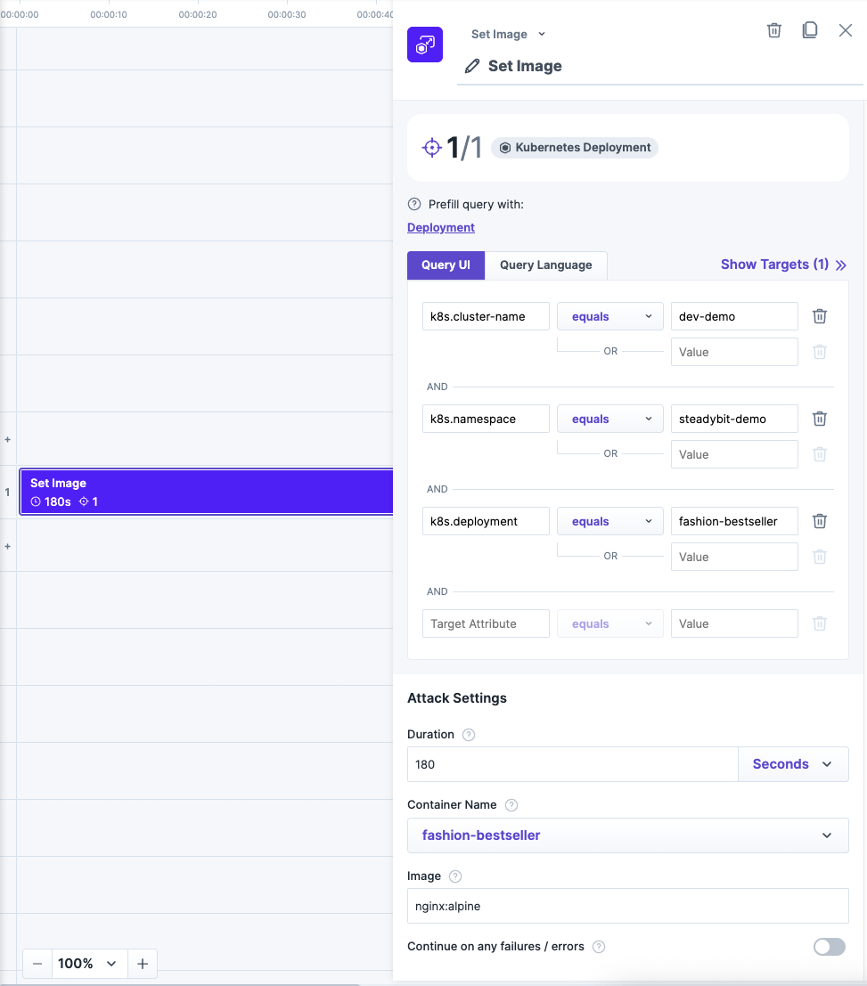 Experiment Editor